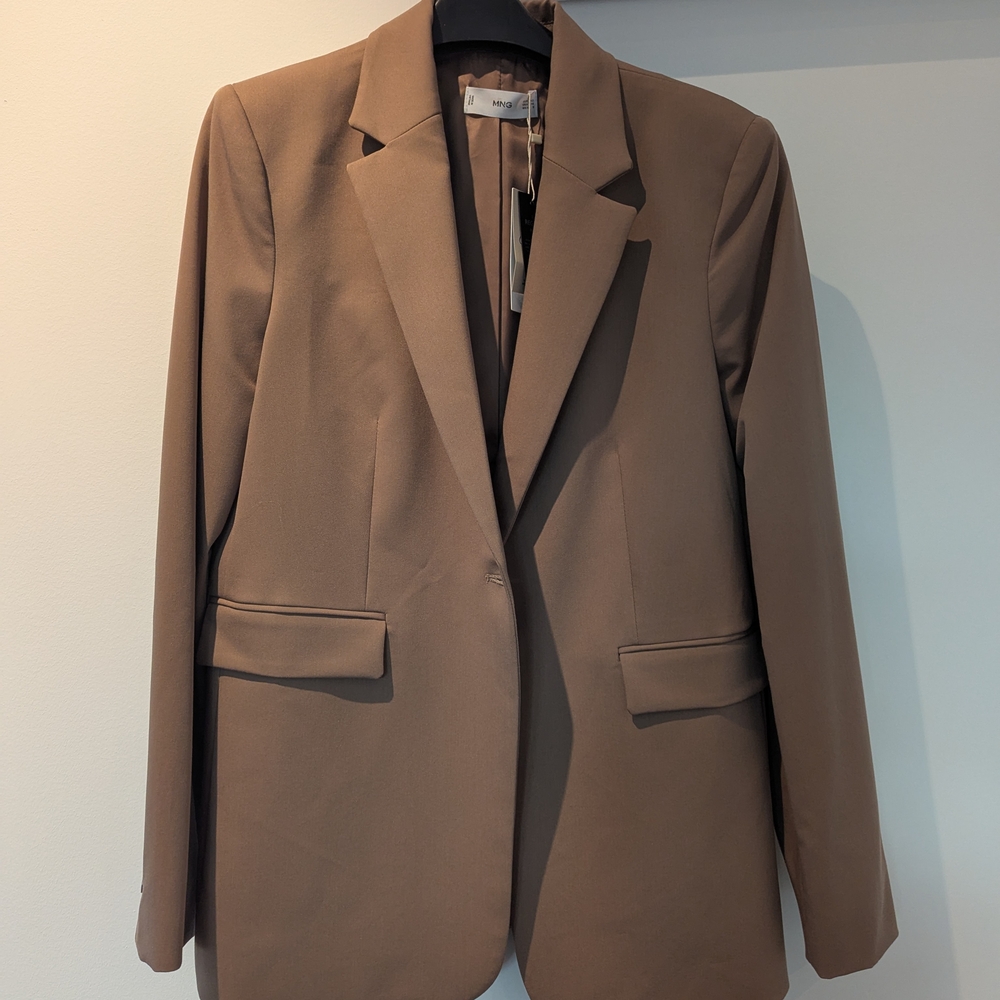 MANGO Classic Tan Blazer